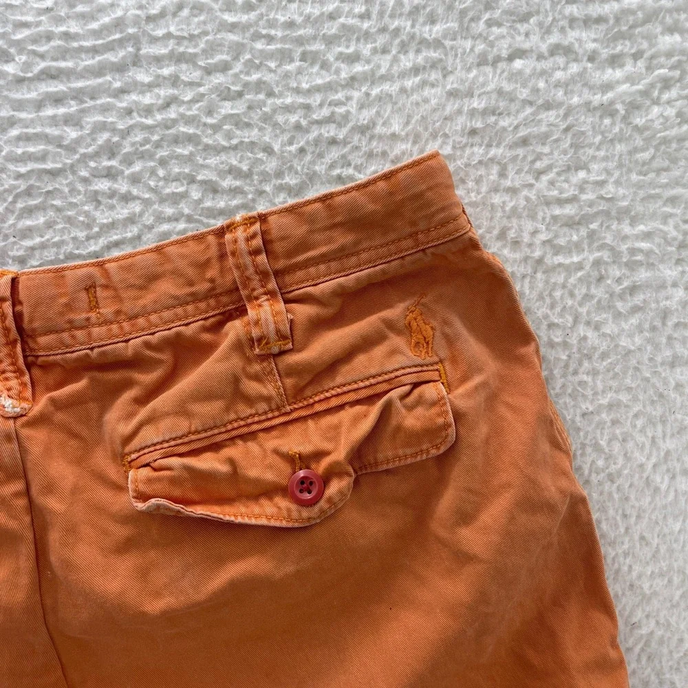 Polo Ralph Lauren Shorts Mens 32 Orange Relaxed Fit Chino 9